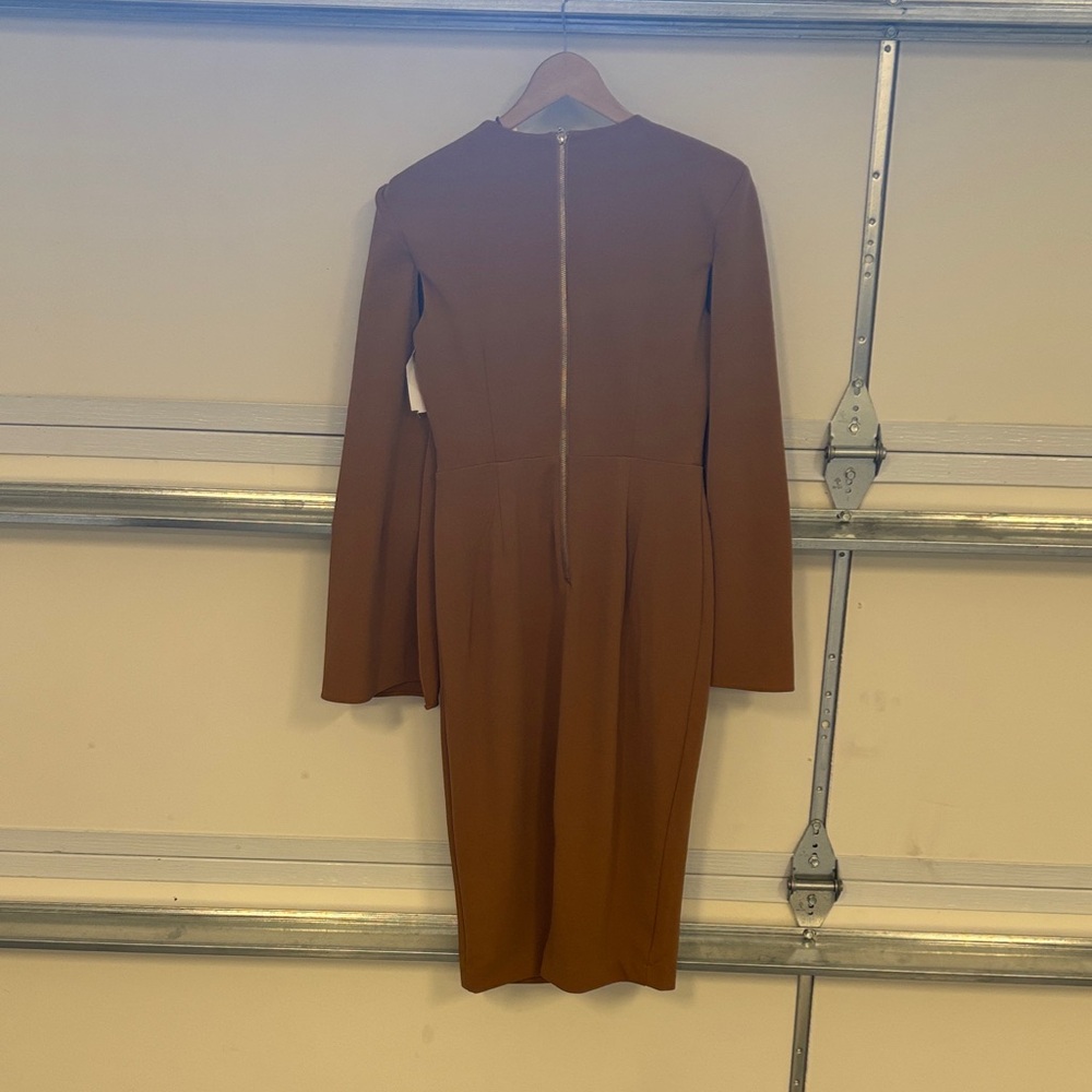 Alexia Admor Cocoa Long Sleeve Dress